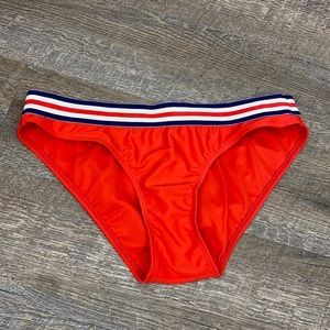 Xhilaration Red, White & Blue Bikini Bottoms L